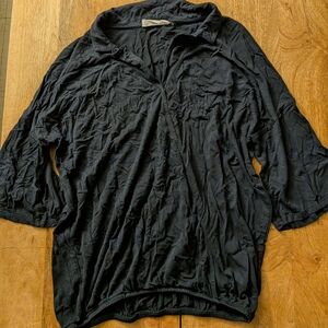 Cross Front Collared Top